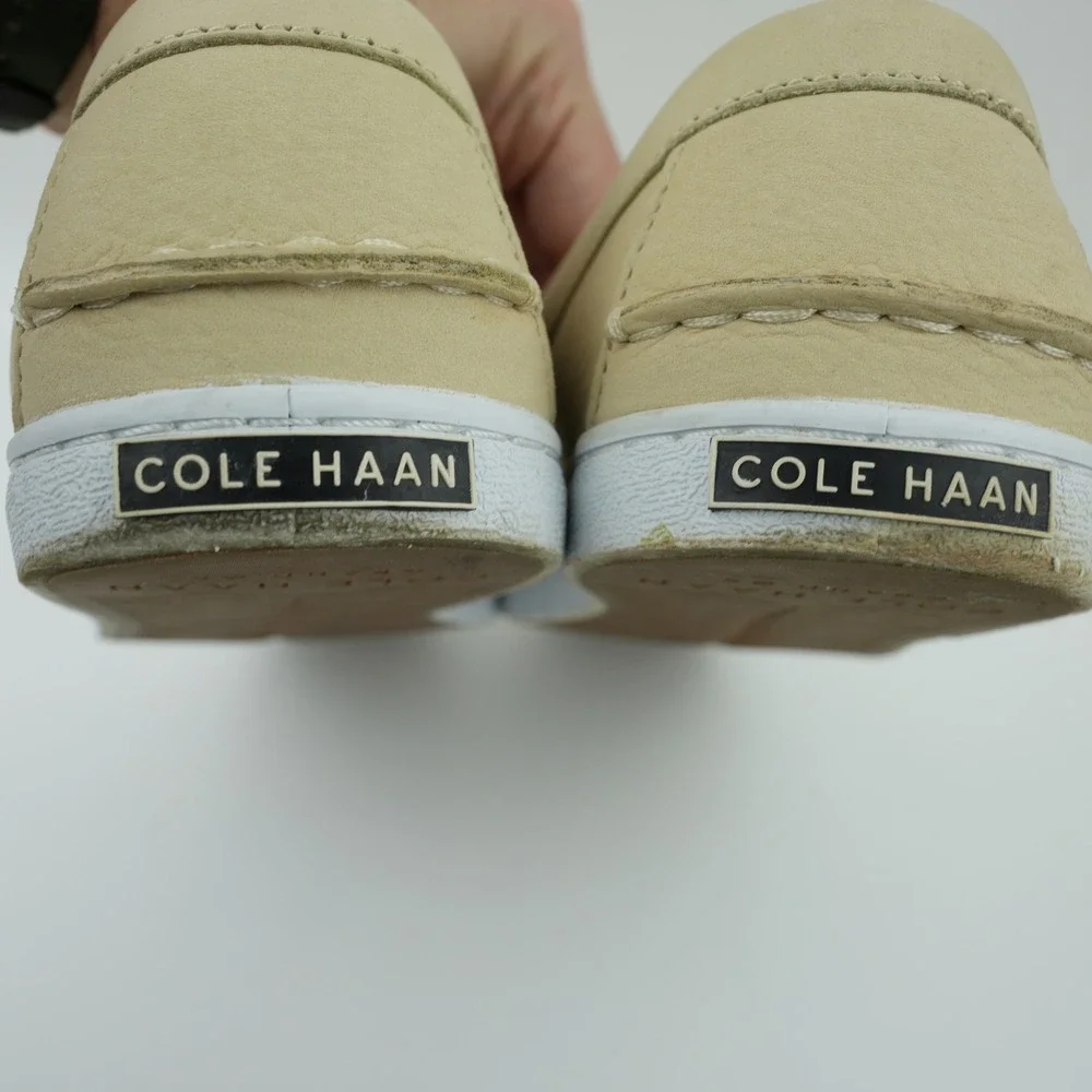Cole Haan Nantucket Loafer II Mens 10M Brazilian Sand Nubuck Tan C27522 Grand Os